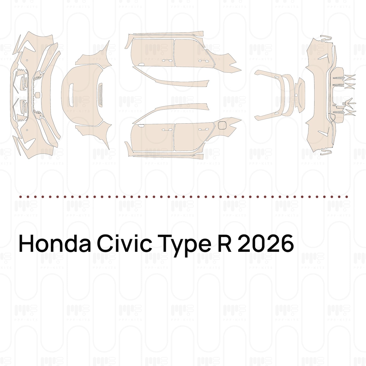 Pre-Cut PPF Honda Civic Type R 2026