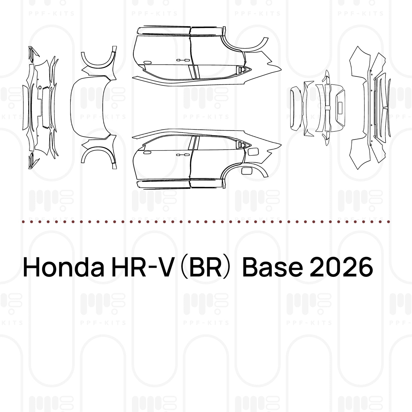 Pre-Cut PPF Honda HR-V (BR) Base 2026