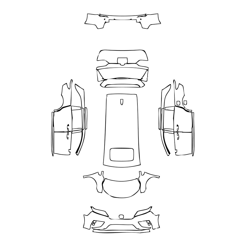 Pre-Cut PPF Honda Odyssey 2018 - PPF-Kits