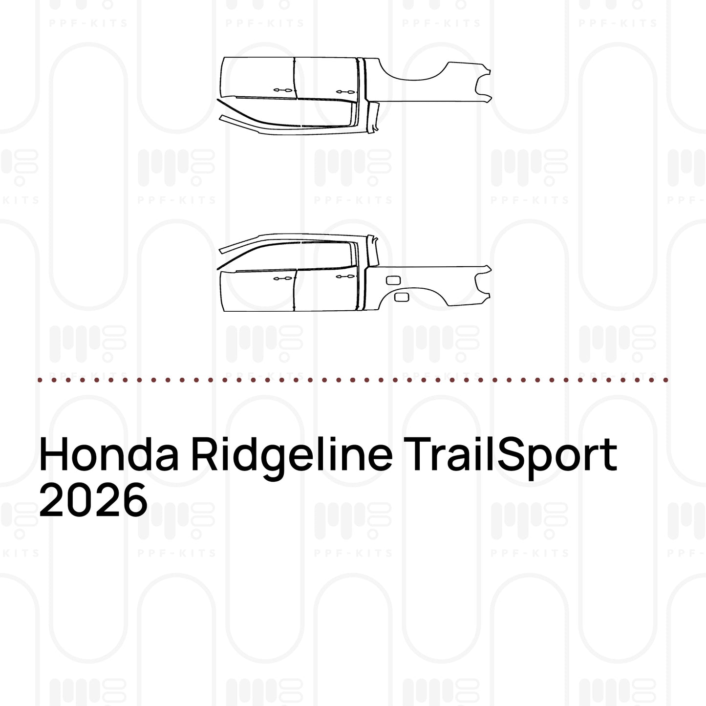 Pre-Cut PPF Honda Ridgeline TrailSport 2026