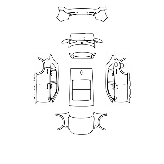 Pre-Cut PPF Honda ZR-V (CN) e:HEV 2023 - PPF-Kits