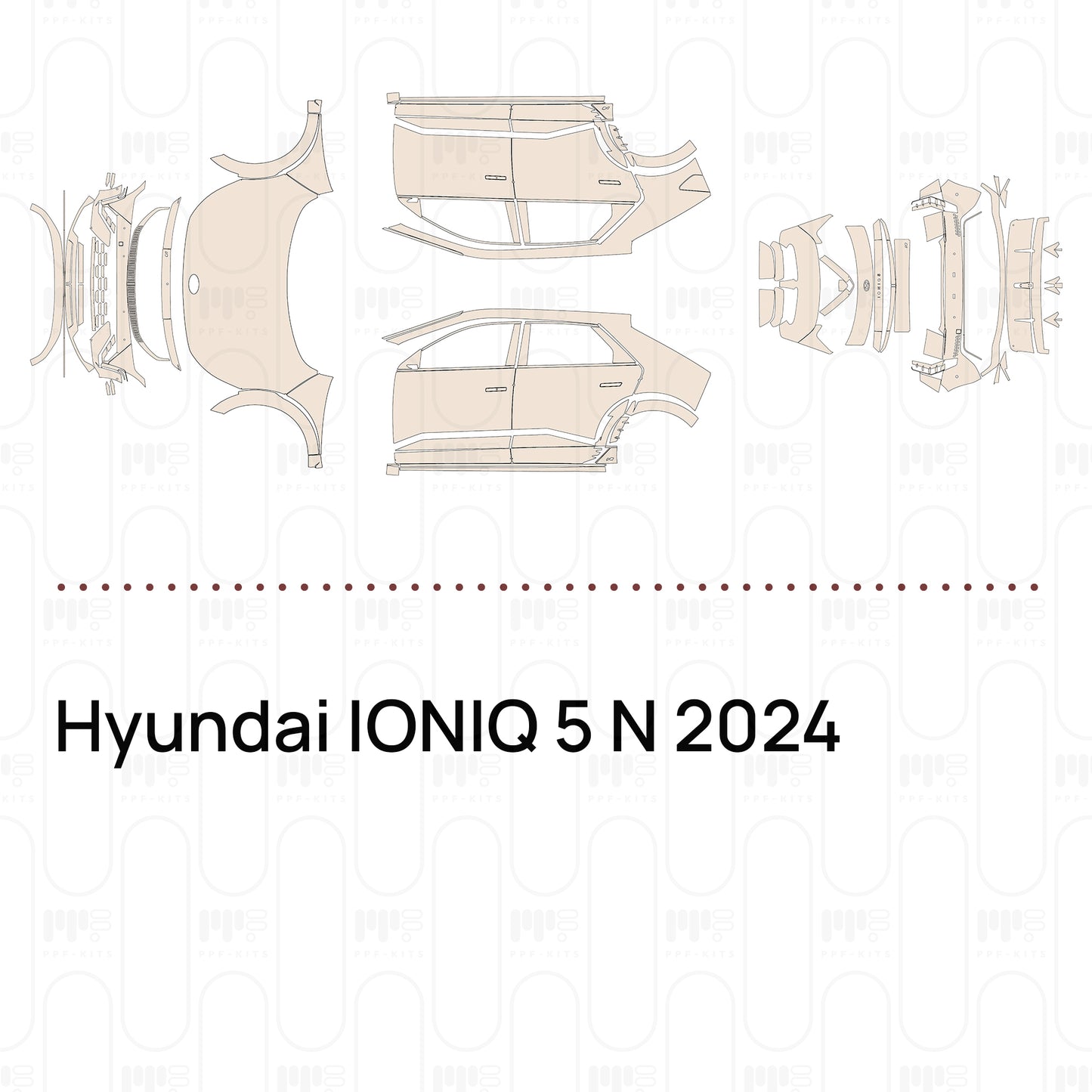 Pre-Cut PPF Hyundai IONIQ 5 N 2024
