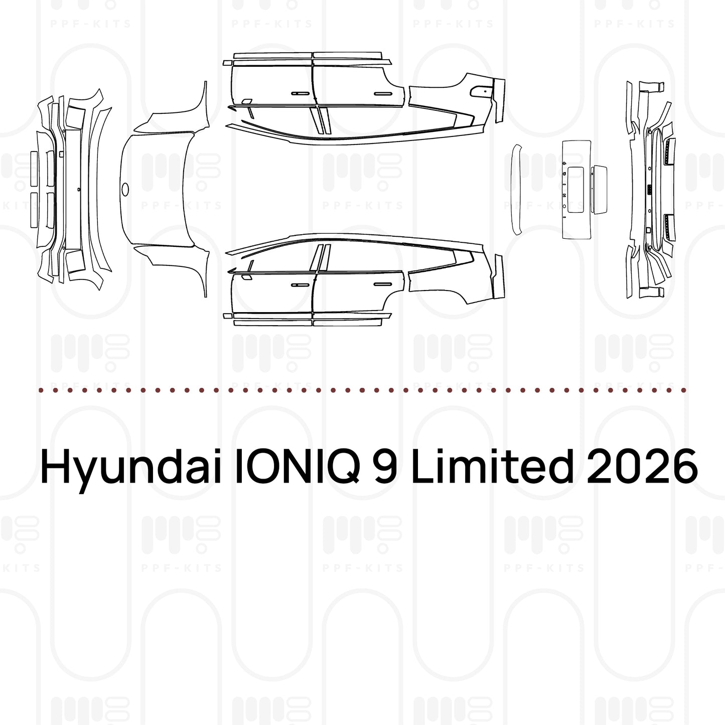 Pre-Cut PPF Hyundai IONIQ 9 Limited 2026