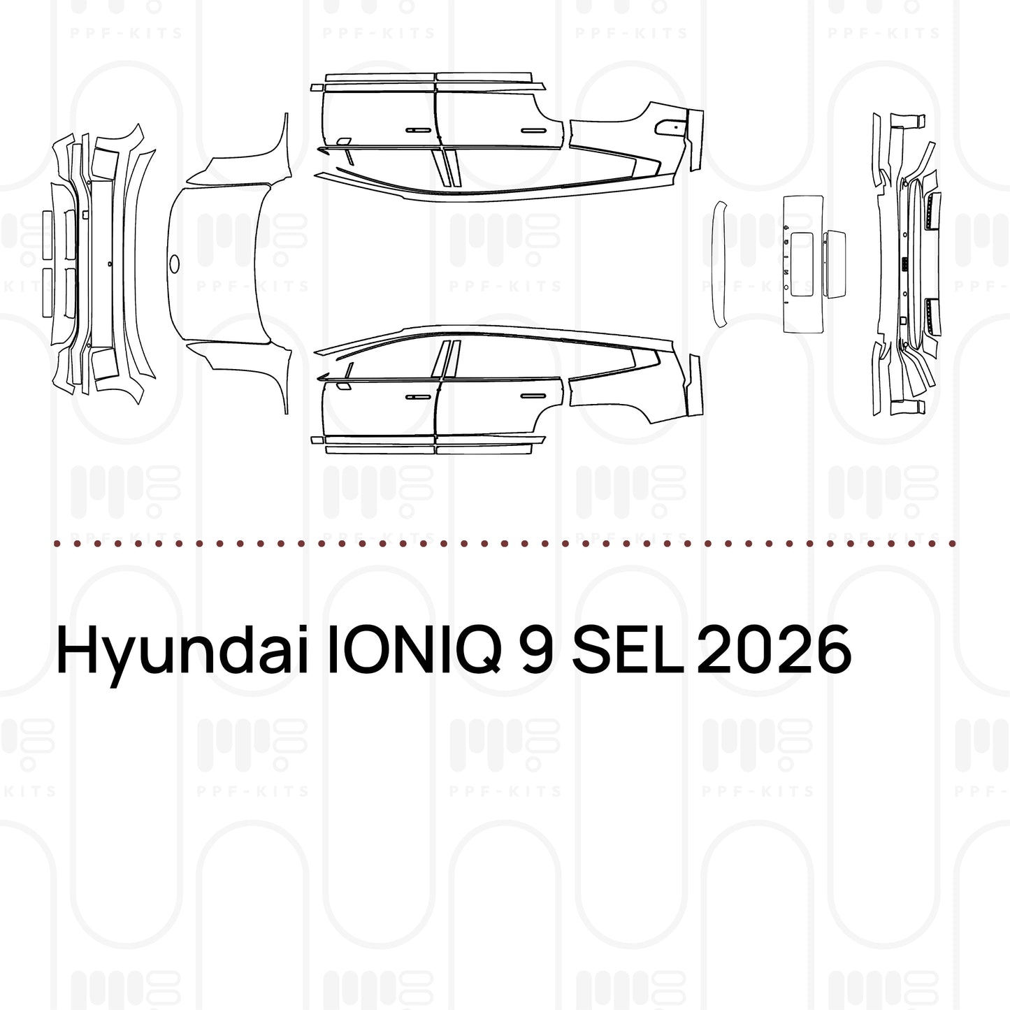 Pre-Cut PPF Hyundai IONIQ 9 SEL 2026