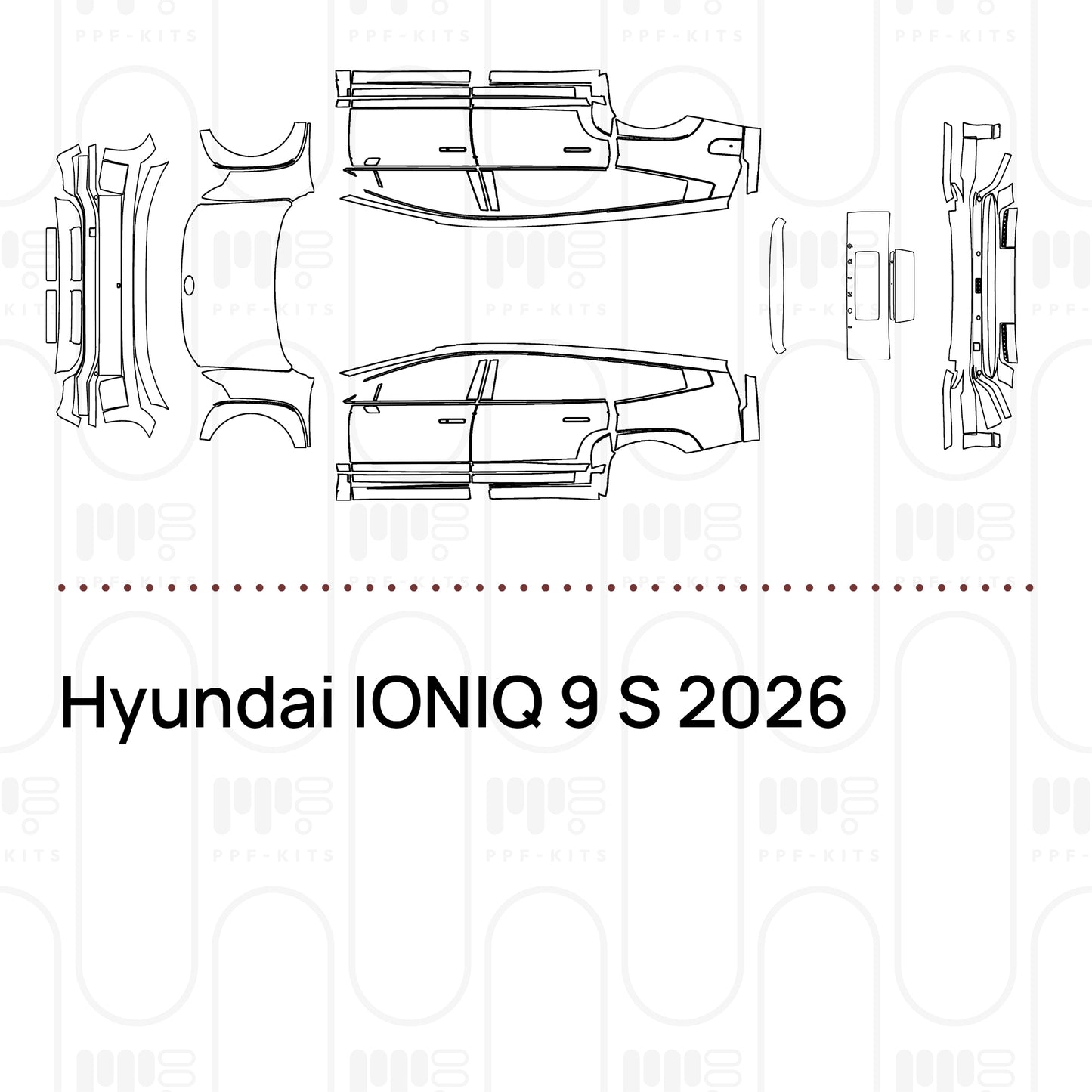 Pre-Cut PPF Hyundai IONIQ 9 S 2026