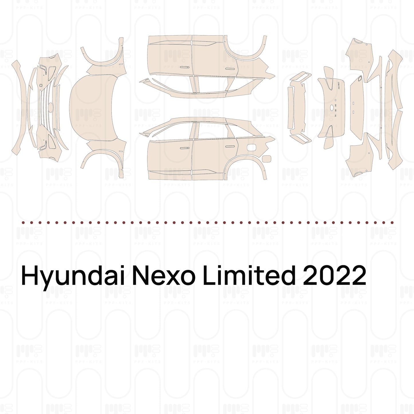 Pre-Cut PPF Hyundai Nexo Limited 2022