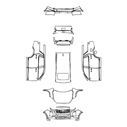 Pre-Cut PPF Hyundai Palisade Calligraphy 2025 - PPF-Kits