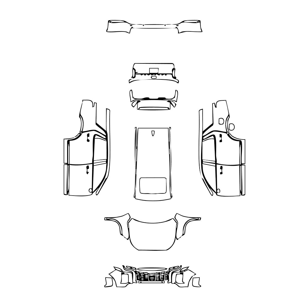Pre-Cut PPF Hyundai Palisade Limited 2024 - PPF-Kits