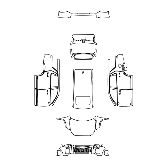 Pre-Cut PPF Hyundai Palisade SE 2023 - PPF-Kits