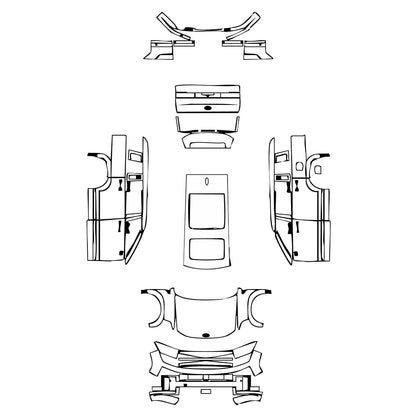 Pre-Cut PPF Hyundai Santa Fe (US) 2024 - PPF-Kits