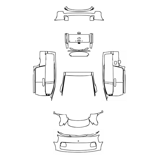 Pre-Cut PPF Hyundai Staria Base 2025