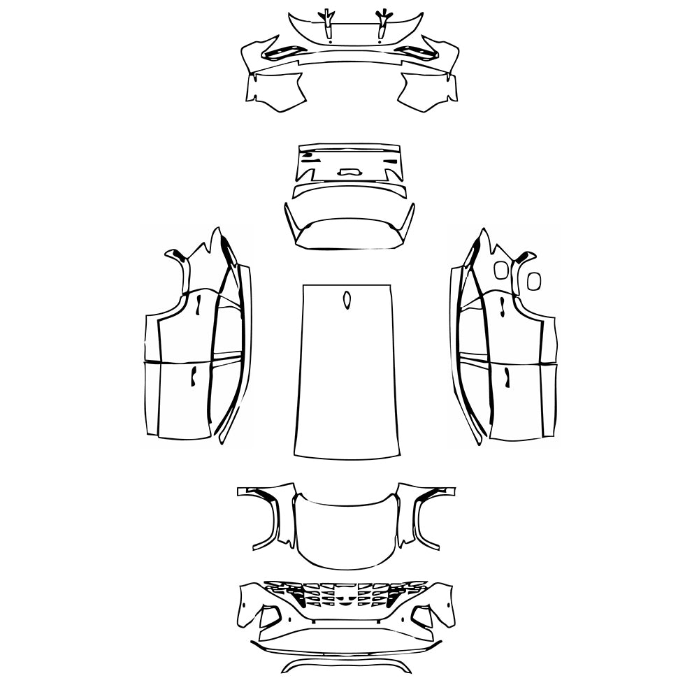 Pre-Cut PPF Hyundai Tucson (EU) Base 2021 - PPF-Kits