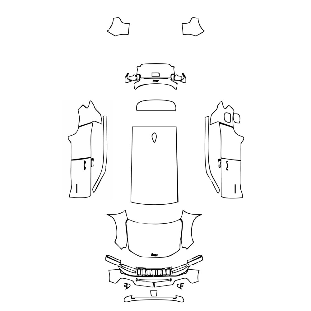 Pre-Cut PPF JEEP Avenger Petrol 2024 - PPF-Kits