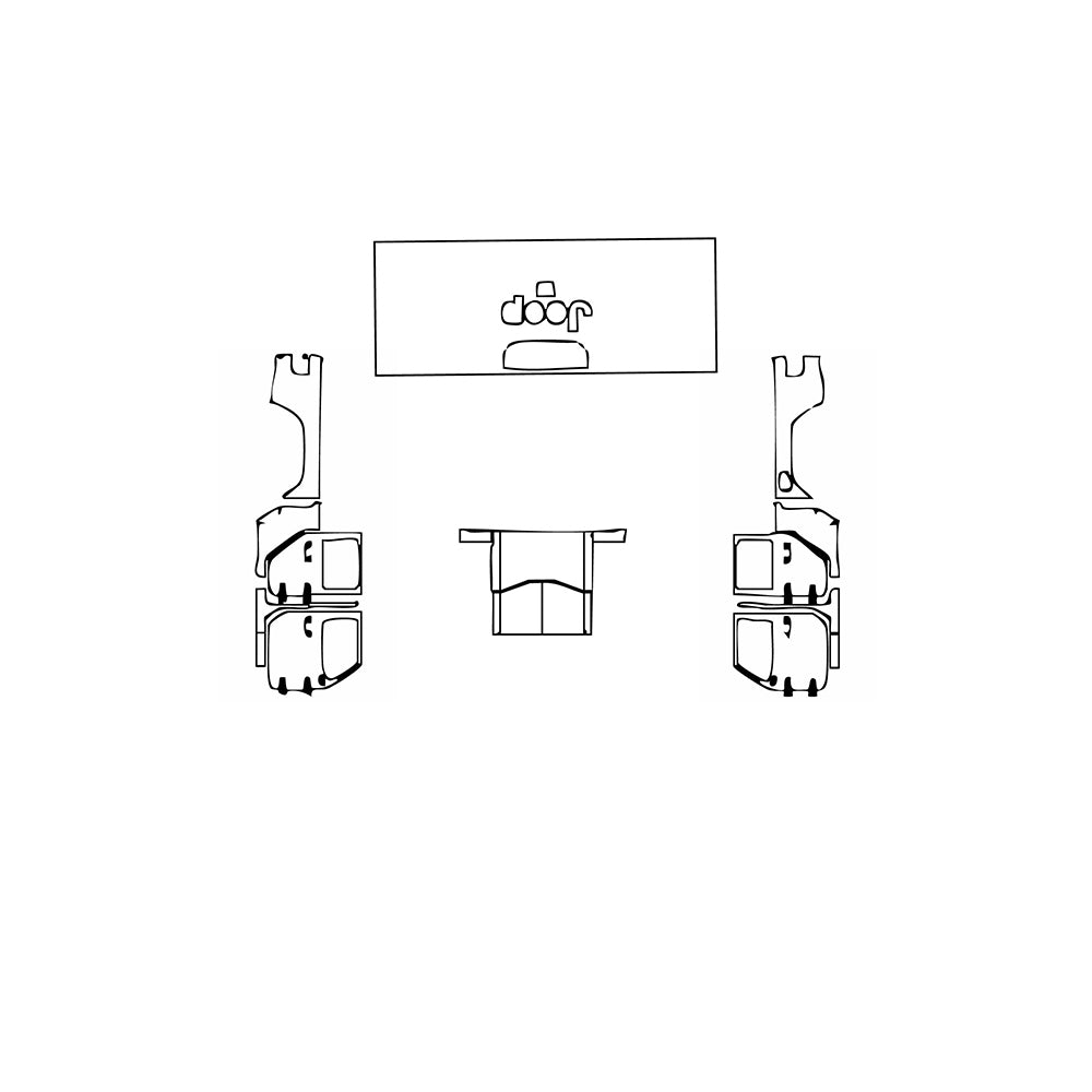 Pre-Cut PPF JEEP Gladiator Altitude 2023 - PPF-Kits