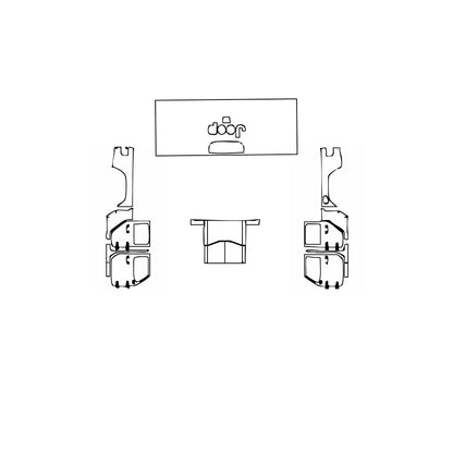 Pre-Cut PPF JEEP Gladiator Overland 2023 - PPF-Kits
