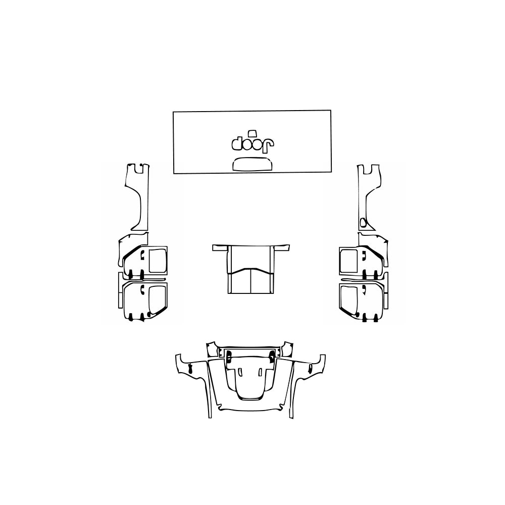 Pre-Cut PPF JEEP Gladiator Rubicon 2023 - PPF-Kits