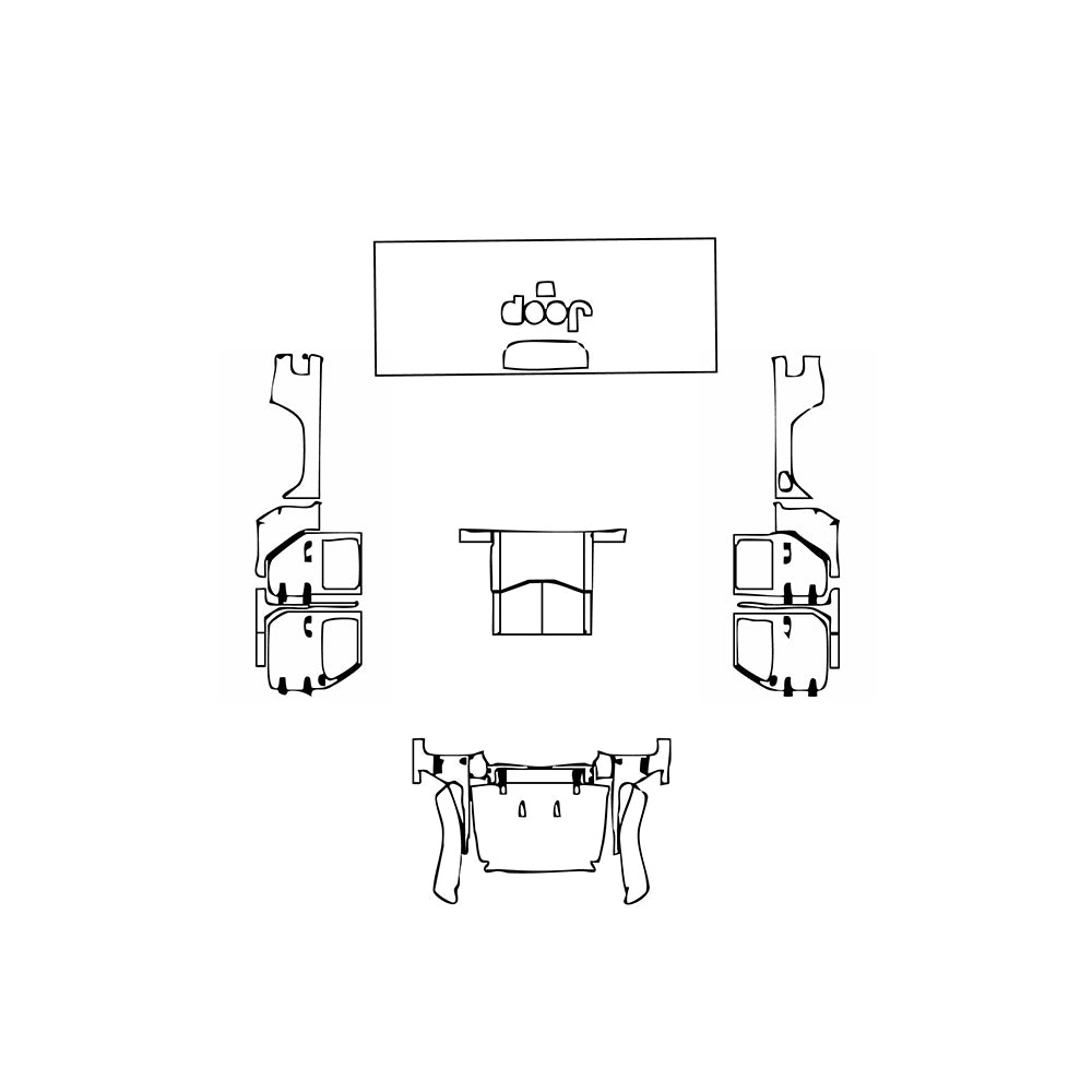 Pre-Cut PPF JEEP Gladiator Sport 2025 - PPF-Kits