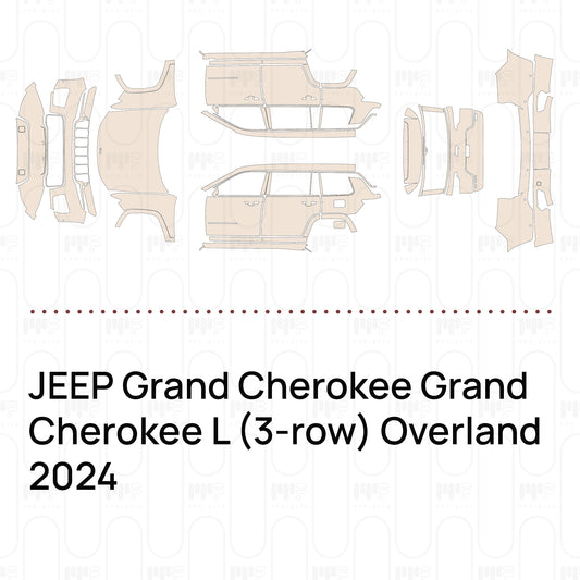 Pre-Cut PPF JEEP Grand Cherokee Grand Cherokee L (3-row) Overland 2024