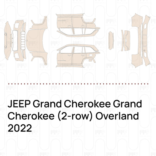 Pre-Cut PPF JEEP Grand Cherokee Grand Cherokee (2-row) Overland 2022