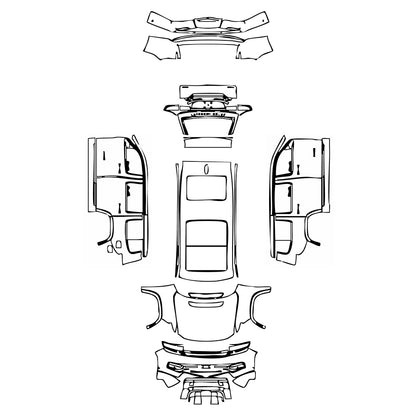 Pre-Cut PPF JEEP Grand Wagoneer Standard Wheelbase Obsidian 2023 - PPF-Kits