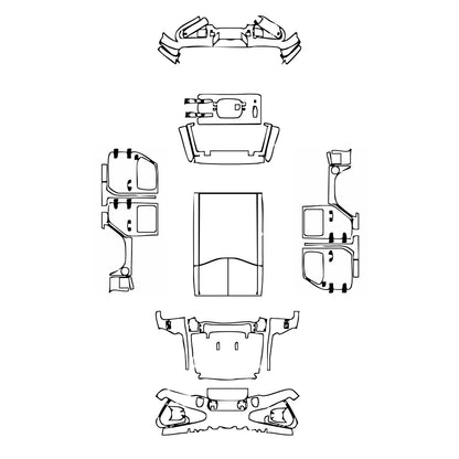 Pre-Cut PPF JEEP Wrangler 4 Door High Altitude 2018 - PPF-Kits
