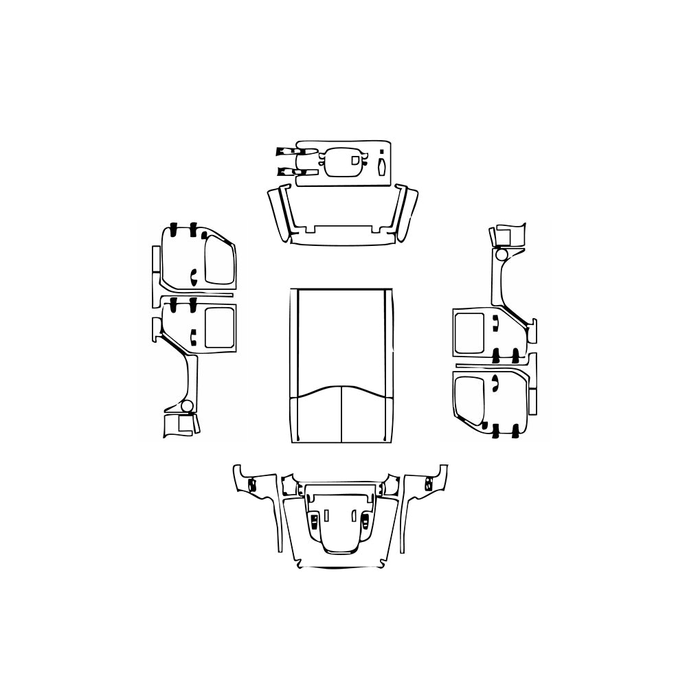 Pre-Cut PPF JEEP Wrangler 4 Door Rubicon 2024 - PPF-Kits