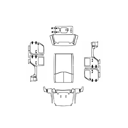 Pre-Cut PPF JEEP Wrangler 4 Door Sport S 2024 - PPF-Kits