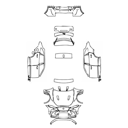 Pre-Cut PPF Jaguar F-Pace SVR 2023 - PPF-Kits