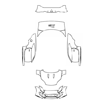 Pre-Cut PPF Jaguar F-Type Base Coupe 2015 - PPF-Kits