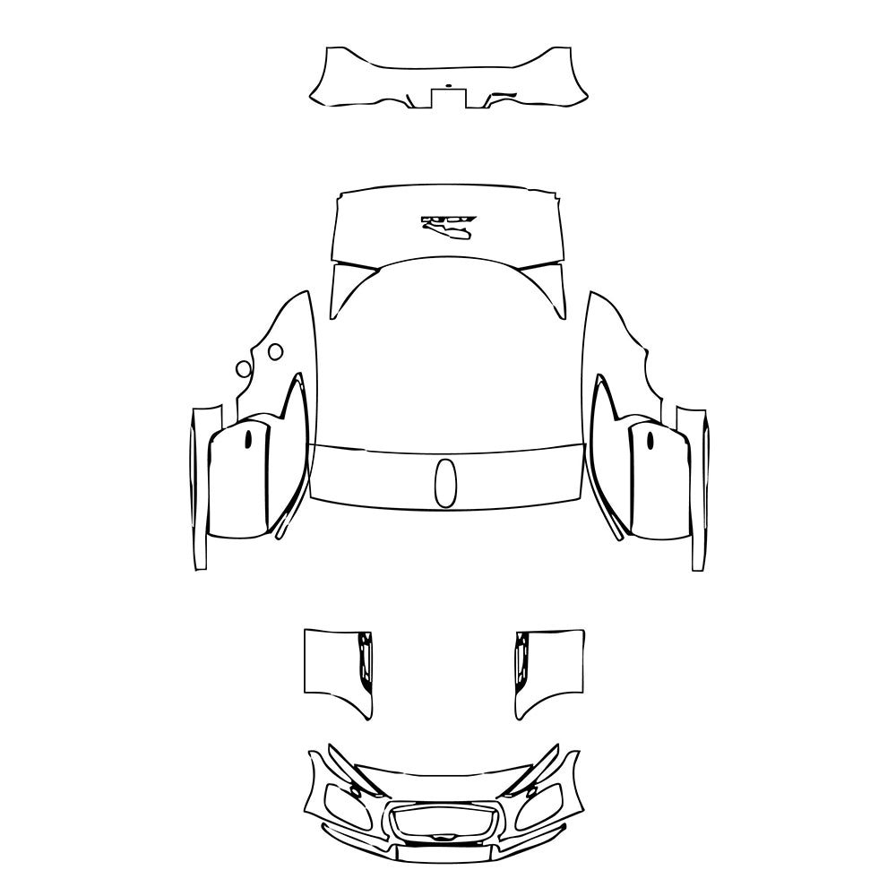 Pre-Cut PPF Jaguar F-Type Base Coupe 2023 - PPF-Kits