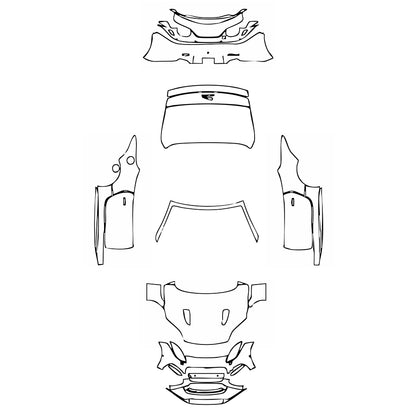 Pre-Cut PPF Jaguar F-Type R-Dynamic Convertible 2020 - PPF-Kits