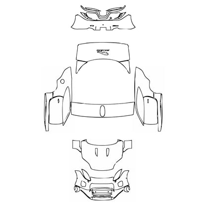 Pre-Cut PPF Jaguar F-Type R-Dynamic Coupe 2019 - PPF-Kits