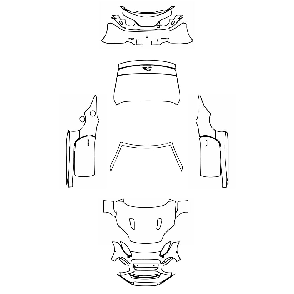 Pre-Cut PPF Jaguar F-Type R Convertible 2020 - PPF-Kits
