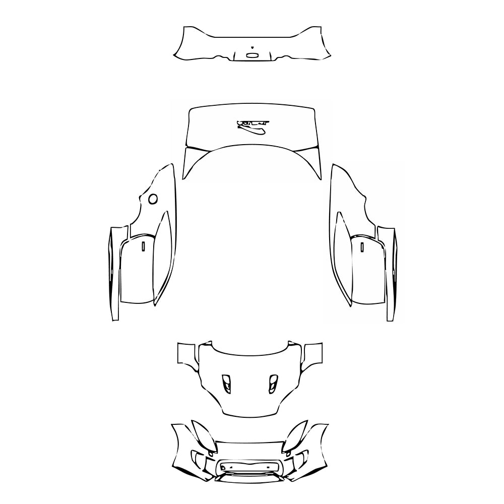 Pre-Cut PPF Jaguar F-Type S AWD Coupe 2017 - PPF-Kits