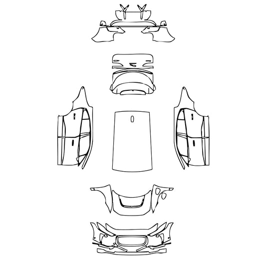 Pre-Cut PPF Jaguar I-Pace 2018 - PPF-Kits