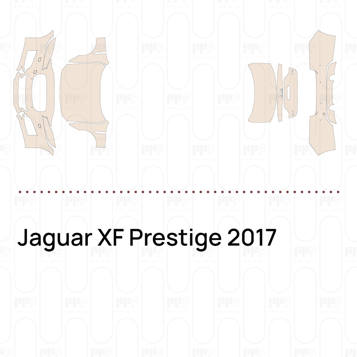 Pre-Cut PPF Jaguar XF Prestige 2017