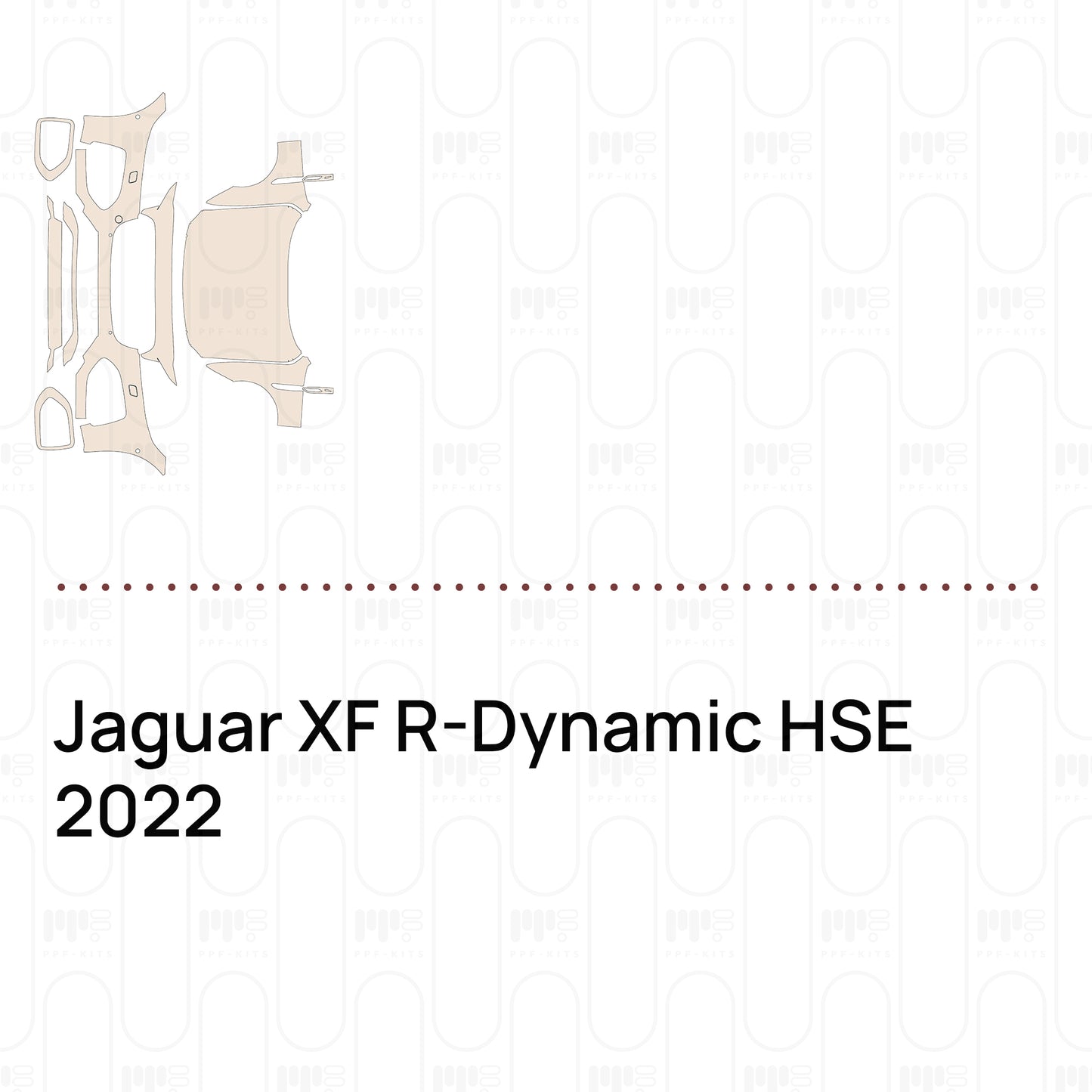 Pre-Cut PPF Jaguar XF R-Dynamic HSE 2022