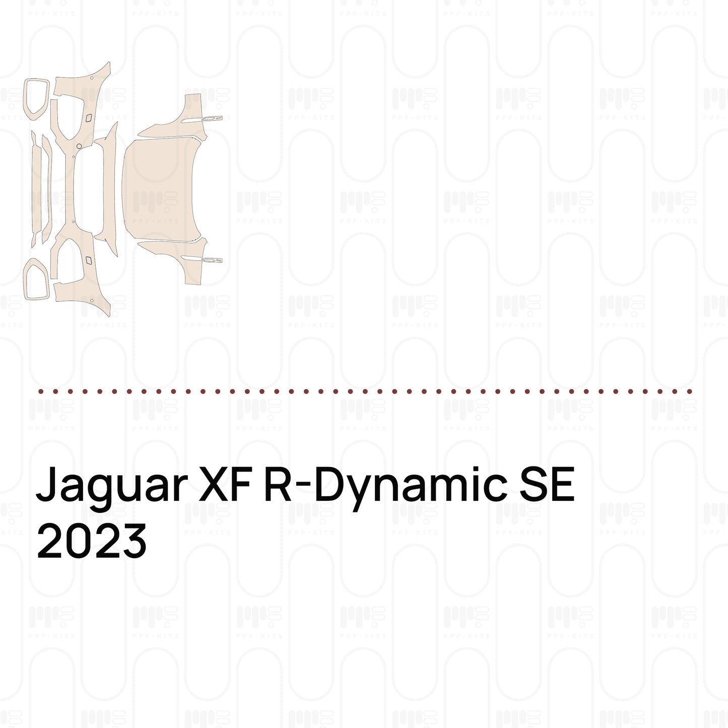 Pre-Cut PPF Jaguar XF R-Dynamic SE 2023