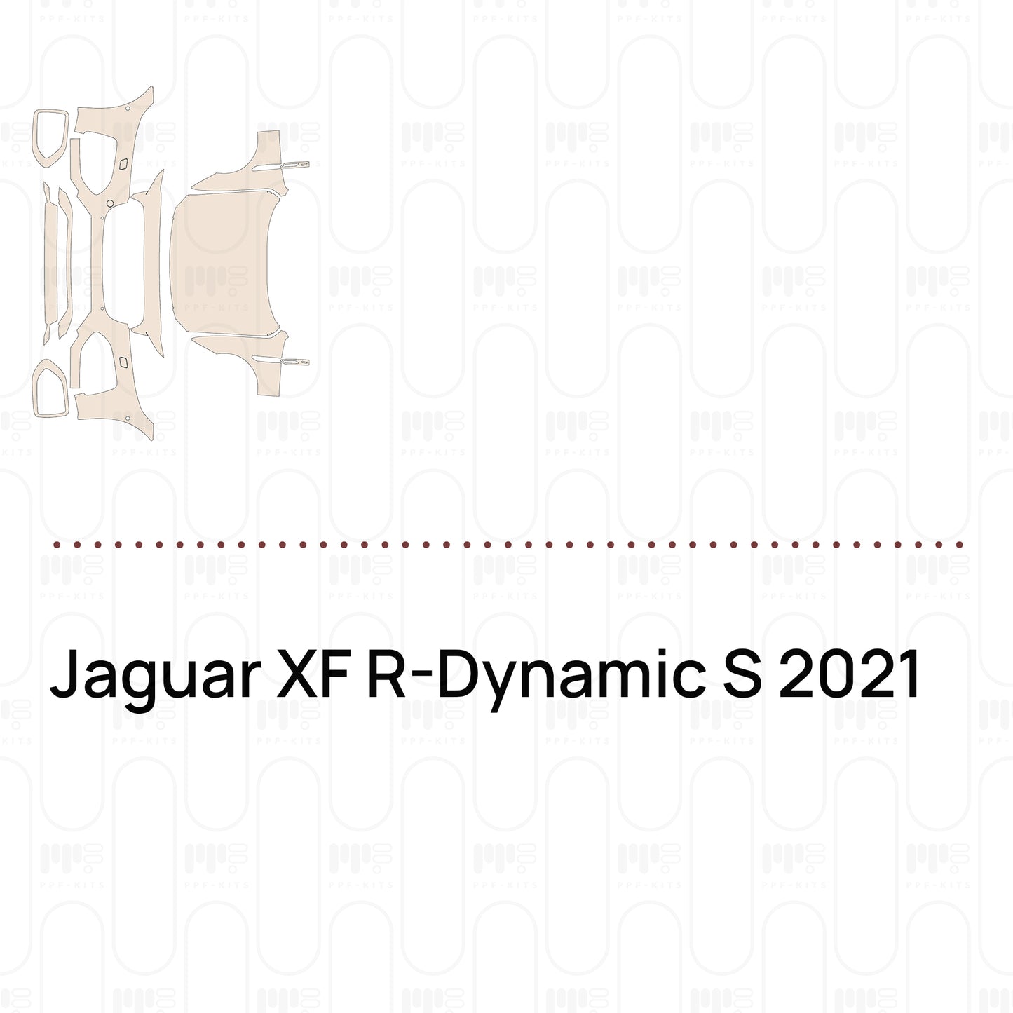 Pre-Cut PPF Jaguar XF R-Dynamic S 2021