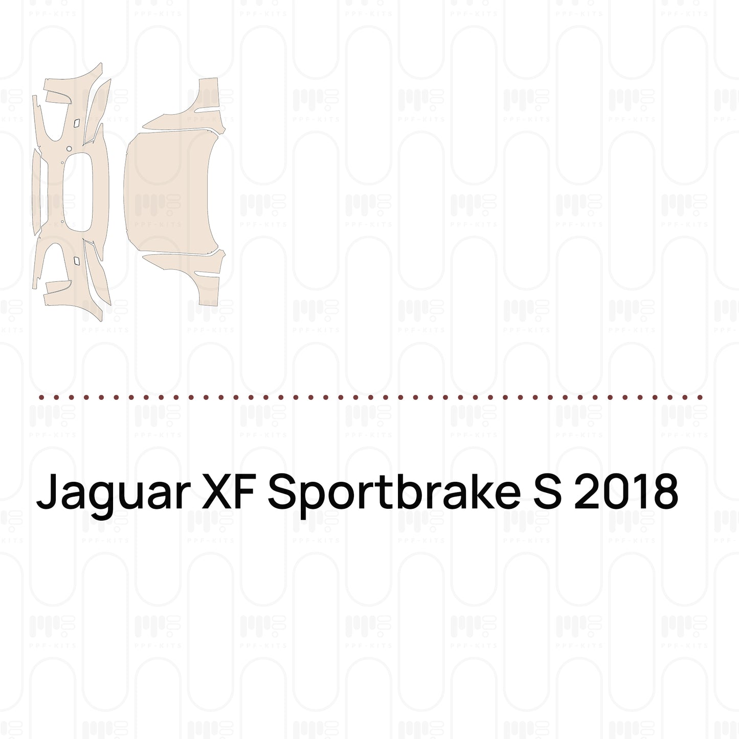 Pre-Cut PPF Jaguar XF Sportbrake S 2018