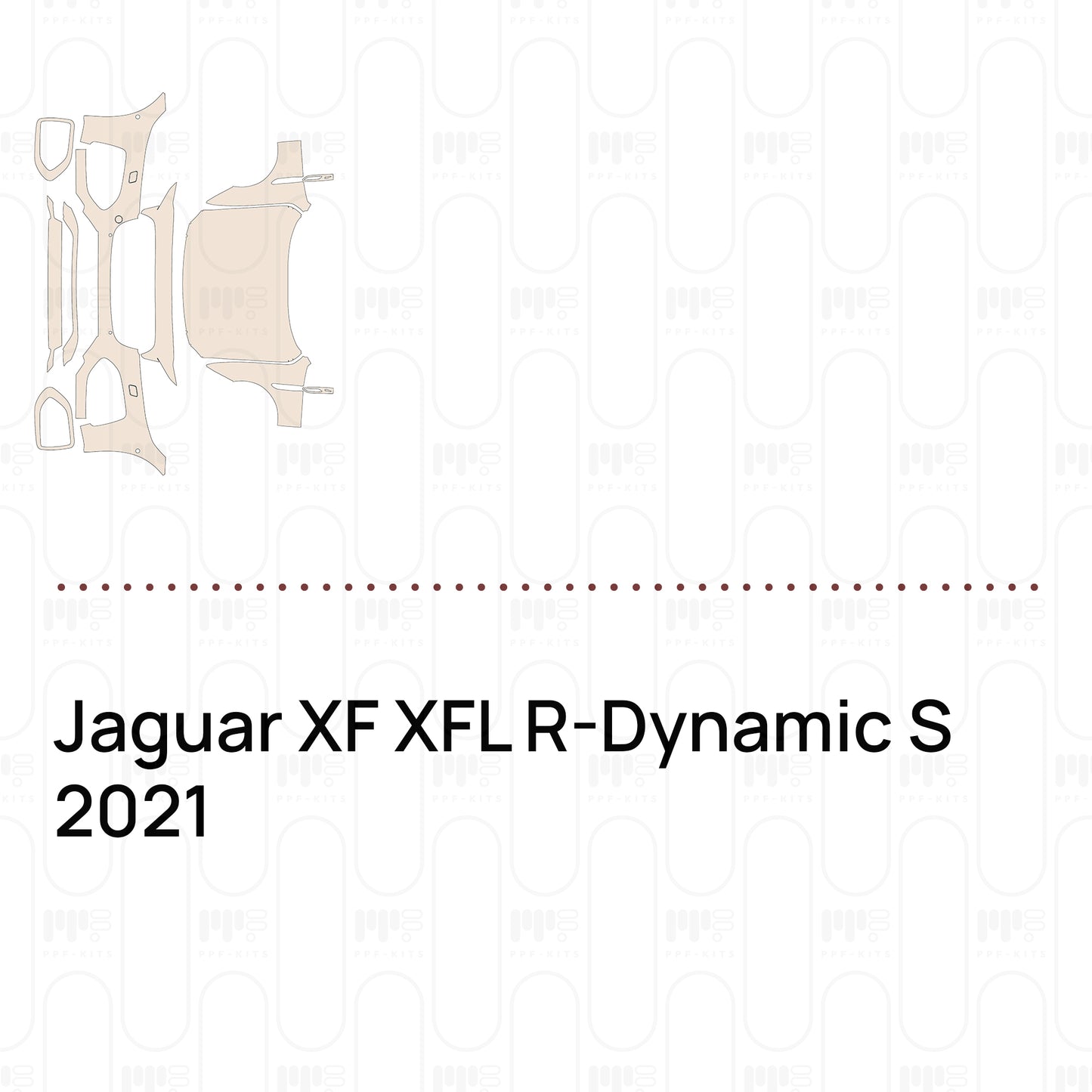 Pre-Cut PPF Jaguar XF XFL R-Dynamic S 2021