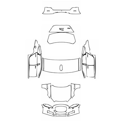 Pre-Cut PPF Jaguar XJ XJL Base 2016 - PPF-Kits