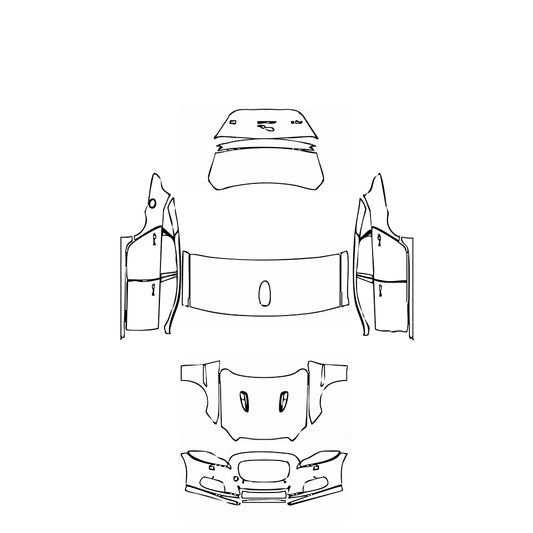 Pre-Cut PPF Jaguar XJ XJL R 2015 - PPF-Kits