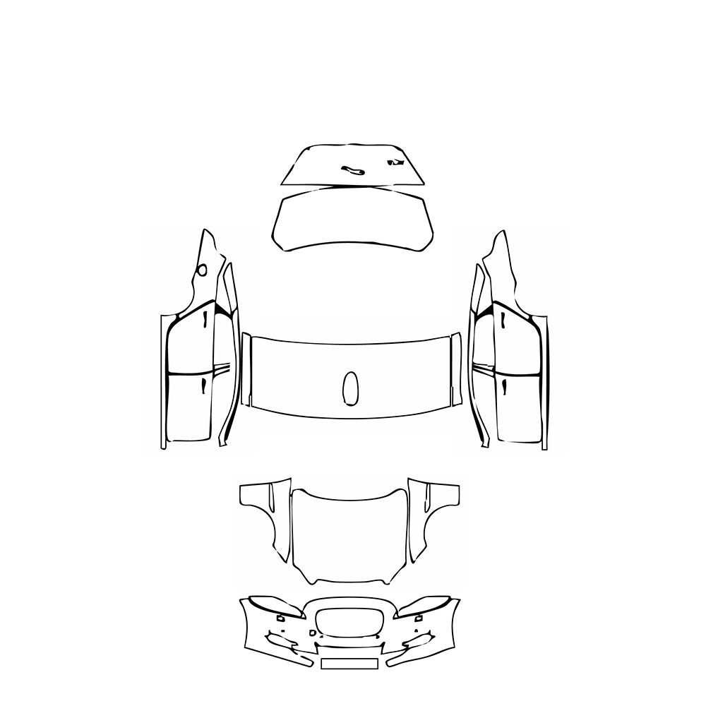 Pre-Cut PPF Jaguar XJ XJL Supercharged 2011 - PPF-Kits