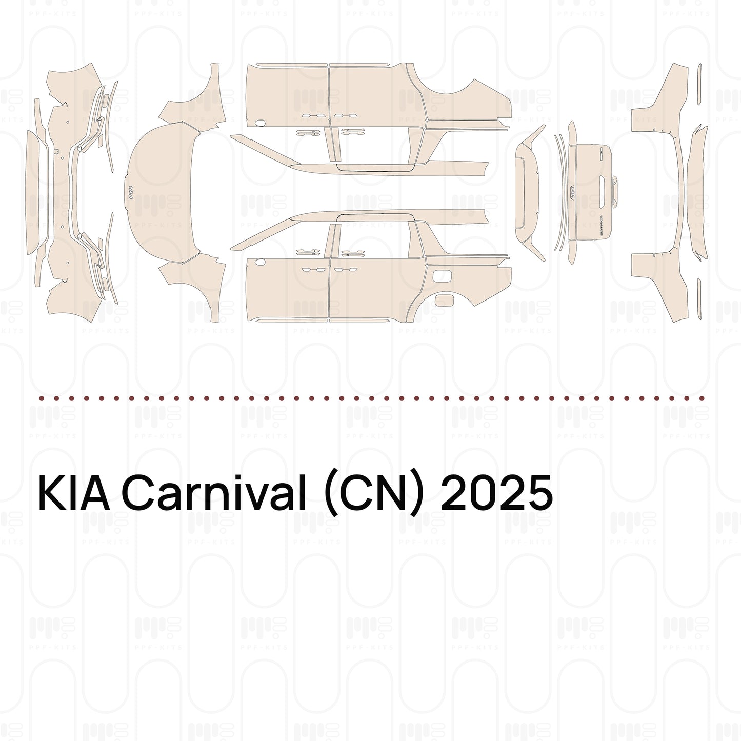 Pre-Cut PPF KIA Carnival (CN) 2025