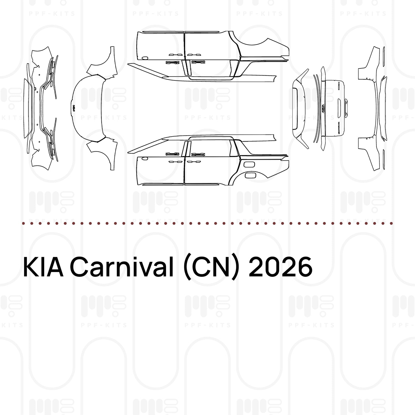 Pre-Cut PPF KIA Carnival (CN) 2026