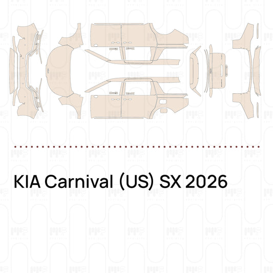 Pre-Cut PPF KIA Carnival (US) SX 2026