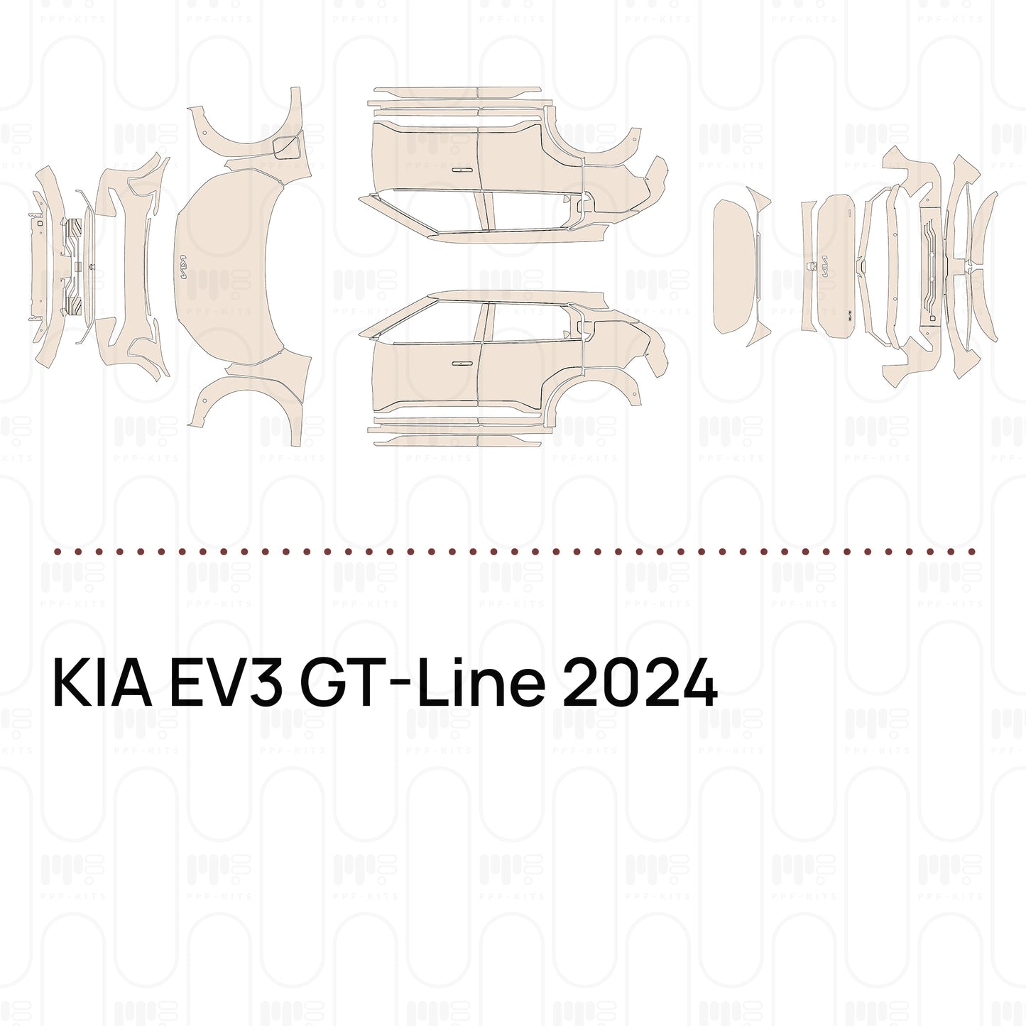 Pre-Cut PPF KIA EV3 GT-Line 2024