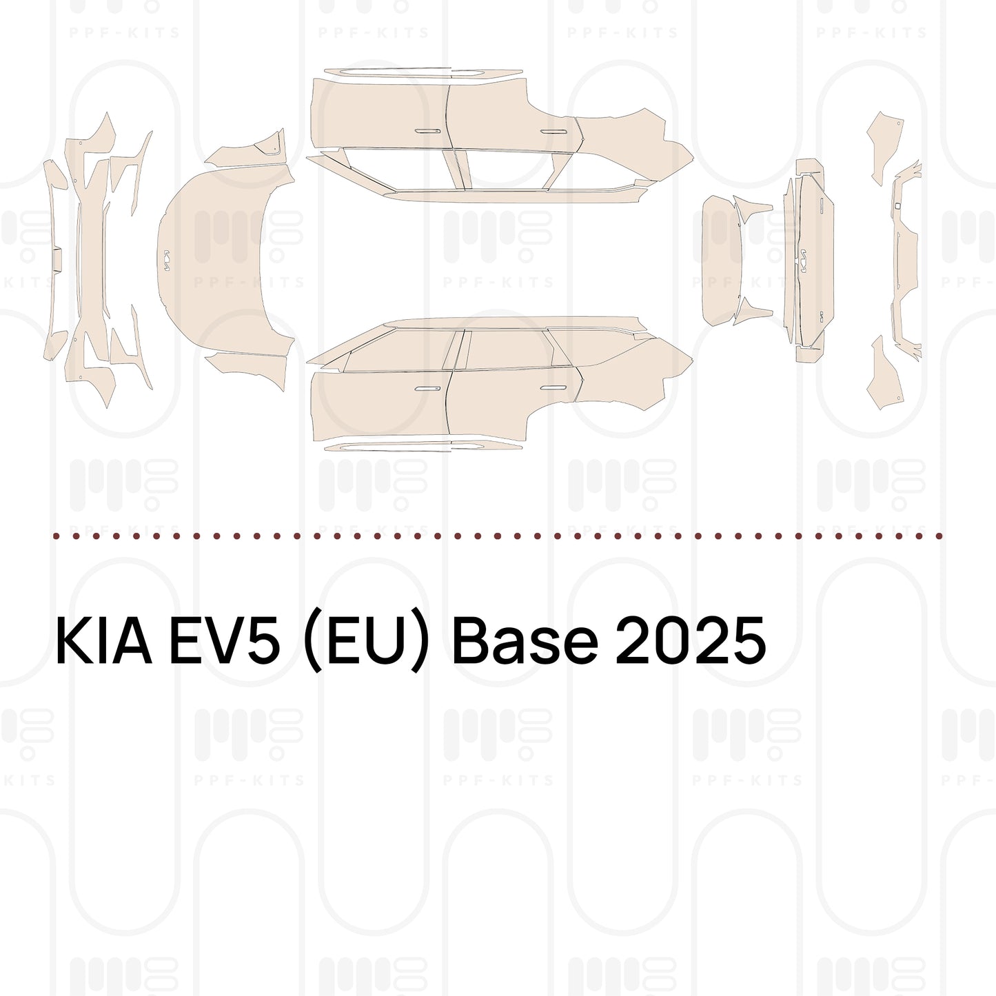 Pre-Cut PPF KIA EV5 (EU) Base 2025
