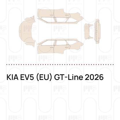 Pre-Cut PPF KIA EV5 (EU) GT-Line 2026